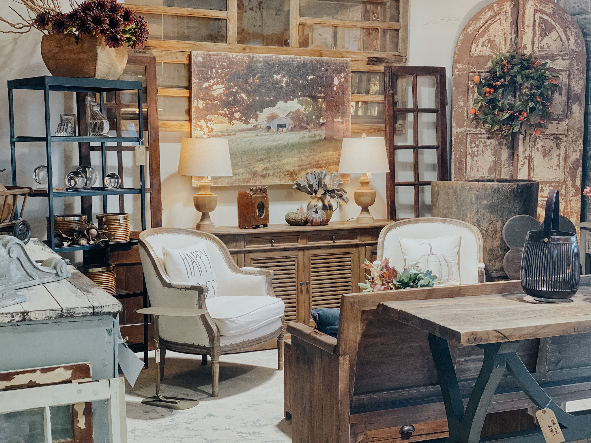 Boerne Farmhouse offers beautiful architectural salvage, antiques and home goods